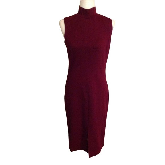 Love..Ady Burgundy Bodycon Dress. New With Tickets. Size Large - Picture 1 of 3